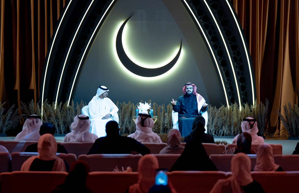 سلطان بن أحمد القاسمي يشهد انطلاق فعاليات المجلس الرمضاني في نسخته الـ 15