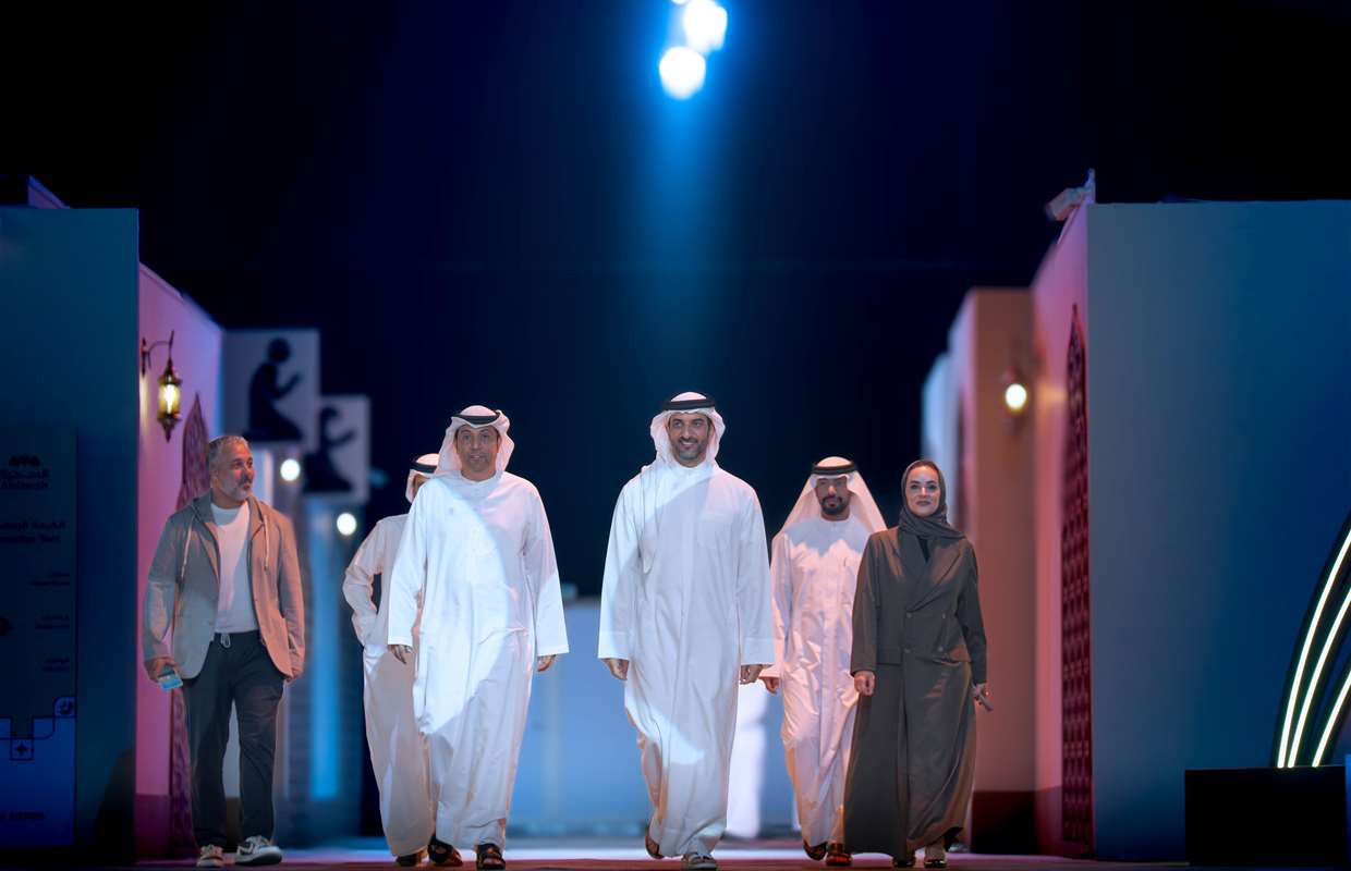 سلطان بن أحمد القاسمي يشهد انطلاق فعاليات المجلس الرمضاني في نسخته الـ 15