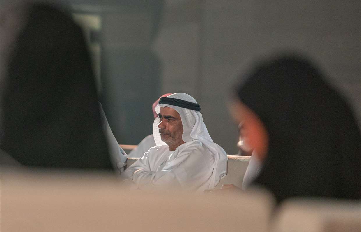 سلطان بن أحمد القاسمي يشهد جلسة 